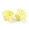 Mini Plastic Simulated Egg Tart Cup DJEW-C005-02F-2