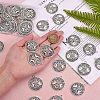 60Pcs Life of Tree Moon Charm Pendant Triple Moon Goddess Pendant Ancient Bronze for Jewelry Necklace Earring Making crafts JX339B-2