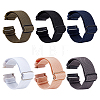 6Pcs 6 Colors Nylon Watch Bands AJEW-OC0015-64-1