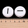 Opaque Acrylic European Beads AC-CBA3BDD-01I-3