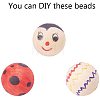 Round Unfinished Wood Beads WOOD-PH0008-14-6