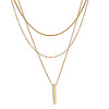 Alloy 3 Layer Necklaces for Women WG9523E-01-5
