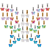 40Pcs 10 Styles Glass European Dangle Charms PALLOY-PH01829-1