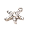 Alloy Rhinestone Pendants RB-CBAA597-02P-3