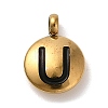 304 Stainless Steel Black Enamel Charms STAS-R009-01G-U-1