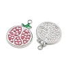 304 Stainless Steel Enamel Pendants STAS-Z166-23E-P-2