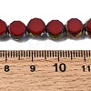 Electroplated Transparent Glass Beads Strands GL-CBA98F0-06A-04-4