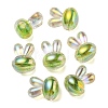 UV Plating Rainbow Iridescent Acrylic Beads X1-PACR-E001-05C-1