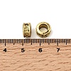 Rack Plating Tibetan Style Alloy Spacer Beads TIBE-WH0007-01AG-3