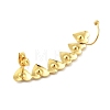 Rhinestone Cuff Earrings for Girl Women Gift EJEW-B042-02G-B-3