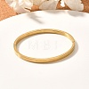 Ion Plating(IP) 304 Stainless Steel Bangles BJEW-E277-42A-G-5