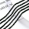 Synthetic Green Goldstone Beads Strands G-N328-44-4