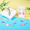 60Pcs 15 Styles Alloy and Enamel Big Pendants FIND-TA0010-95-7