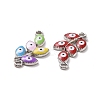 Evil Eye Alloy Enamel Links Connectors ENAM-A139-03P-3