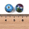 Printed Handmade Porcelain Beads PORC-R134-01-2