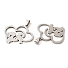 Mother's Day 201 Stainless Steel Pendants STAS-K251-028P-2