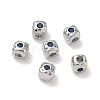 SHEGRACE Brass Cubic Zirconia Beads XGRQ4H909-682P-C-2