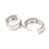 Brass Hoop Earrings EJEW-Q015-21A-P-5