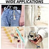 6Pcs 6 Styles Alloy Enamel Keychain HJEW-YW00562-6