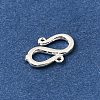 Brass S-Hook Clasps KK-CBA0DF0-13S-2