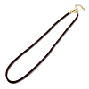 Nylon Milan Cord Necklace Making X-MAK-M028-01G-20-1