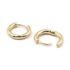 Brass Huggie Hoop Earrings X-EJEW-I289-26KCG-2