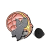 Cat with Basketball Sport Enamel Pins LS-JEWB-I052-05EB-04-3