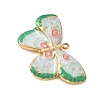 304 Stainless Steel Enamel Pendants STAS-H483-41B-G-2