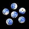 Floral Printed Porcelain Beads PORC-Q199-12mm-19-2