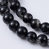 Natural Black Tourmaline Beads Strands G-F666-05A-4mm-2