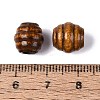 Natural Schima Wood Beads WOOD-Q001-03-3