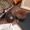 Men's Viking PU Leather Belt Chain with Belt Pouch Renaissance DIY-WH0504-46A-4