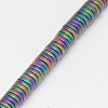 Electroplate Non-magnetic Synthetic Hematite Beads Strands G-J164B-2mm-03-3