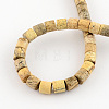 Natural Picture Jasper Stone Bead Strands G-R187-12-2