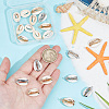 GOMAKERER 20Pcs 2 Styles Cowrie Shell Pendants SSHEL-GO0001-01-3