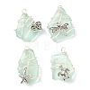 Sea Glass Pendants PALLOY-JF02217-1