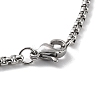 304 Stainless Steel Pendant Necklaces NJEW-K253-23P-4