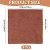 Suede Billiard Cue Cleaning Cloth AJEW-CY0002-106B-2