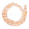 Natural Yellow Agate Beads Strands G-S359-128-2