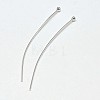 925 Sterling Silver Ball Head Pins STER-WH0011-01S-1