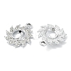 Animal Theme UV Plating Alloy Crystal Rhinestone Pendants ALRI-T012-07H-P-2