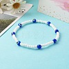 Glass Beads & Handmade Lampwork Beads Stretch Bracelets for Kid BJEW-JB06475-03-2