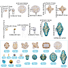 DIY Acrylic & Glass Beads Findings Kits FIND-SC0023-06-2