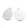 Non-Tarnish 201 Stainless Steel Pendants X-STAS-S054-02-2