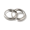 Tarnish Resistant 201 Stainless Steel Huggie Hoop Earrings STAS-H164-02P-2