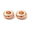 Brass Spacer Beads KK-P203-05RG-2