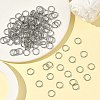 Non-Tarnish 304 Stainless Steel Open Jump Rings X-STAS-E067-08-10mm-5