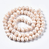 Electroplate Glass Beads Strands X-EGLA-A034-P2mm-A17-3