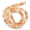 Heated Natural Citrine Beads Strands G-A262-A01-8mm-3
