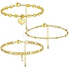 Anklets Sets AJEW-AN00383-12-1
